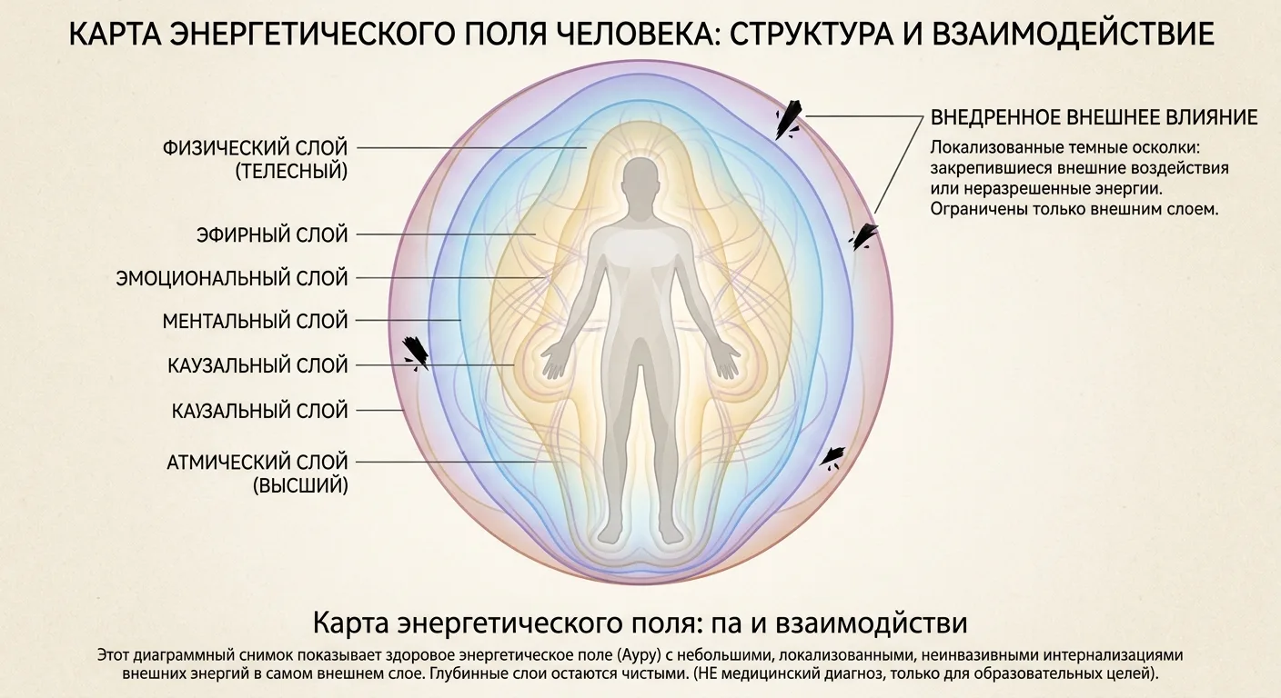 Слои энергетического поля человека
